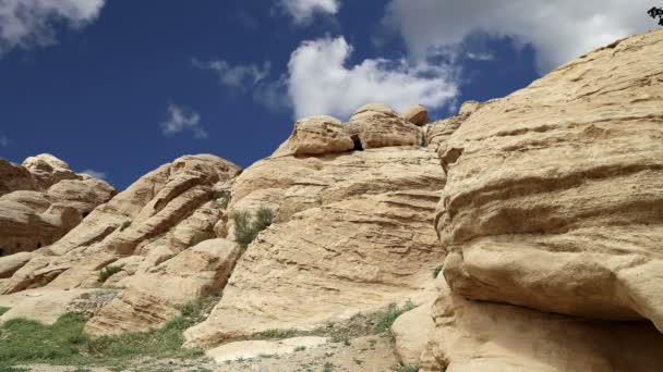 Montagnes de Petra, Jordanie, Moyen-Orient. Petra a été inscrite au patrimoine mondial de l'UNESCO 