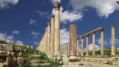 başkenti ve en büyük jerash governorate, Ürdün jerash (Antik gerasa), Ürdün şehirde roman ruins 
