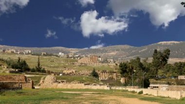 başkenti ve en büyük jerash governorate, Ürdün jerash (Antik gerasa), Ürdün şehirde roman ruins 