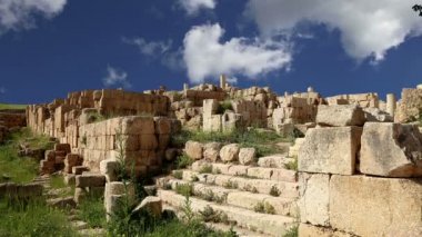başkenti ve en büyük jerash governorate, Ürdün jerash (Antik gerasa), Ürdün şehirde roman ruins 
