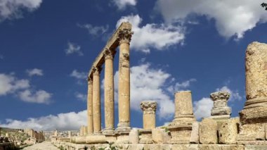 başkenti ve en büyük jerash governorate, Ürdün jerash (Antik gerasa), Ürdün şehirde roman ruins 