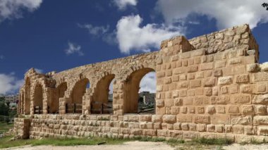 başkenti ve en büyük jerash governorate, Ürdün jerash (Antik gerasa), Ürdün şehirde roman ruins