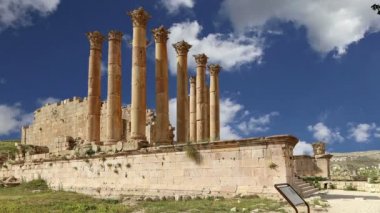 başkenti ve en büyük jerash governorate, Ürdün jerash (Antik gerasa), Ürdün şehirde roman ruins