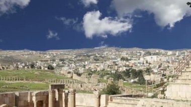 başkenti ve en büyük jerash governorate, Ürdün jerash (Antik gerasa), Ürdün şehirde roman ruins