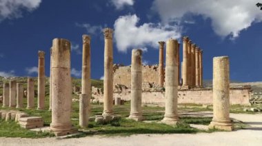başkenti ve en büyük jerash governorate, Ürdün jerash (Antik gerasa), Ürdün şehirde roman ruins