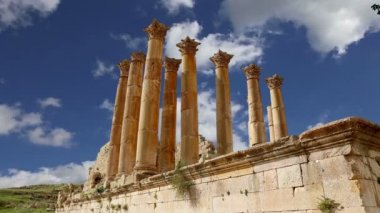 başkenti ve en büyük jerash governorate, Ürdün jerash (Antik gerasa), Ürdün şehirde roman ruins