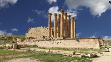 başkenti ve en büyük jerash governorate, Ürdün jerash (Antik gerasa), Ürdün şehirde roman ruins