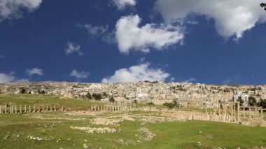 başkenti ve en büyük jerash governorate, Ürdün jerash (Antik gerasa), Ürdün şehirde roman ruins