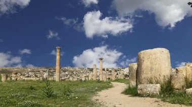 başkenti ve en büyük jerash governorate, Ürdün jerash (Antik gerasa), Ürdün şehirde roman ruins