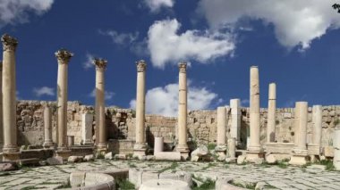 başkenti ve en büyük jerash governorate, Ürdün jerash (Antik gerasa), Ürdün şehirde roman ruins