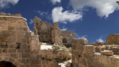 Ayyubid kale Ajloun içinde Kuzey Jordan, Orta Doğu 12 yüzyılda inşa edilmiş  