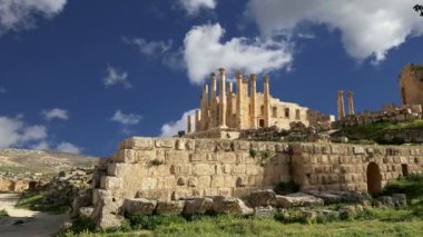 zeus Tapınağı, jerash (Antik gerasa), başkenti ve en büyük jerash governorate, Ürdün, Ürdün şehri