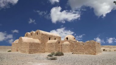 amman, Ürdün yakınındaki Quseir (Kasr) amra çöl castle. ünlü fresk 's ile dünya mirası. 