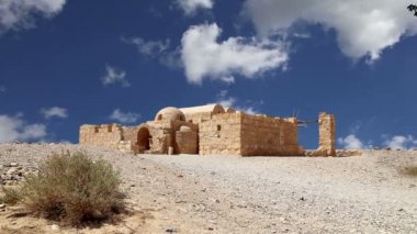 amman, Ürdün yakınındaki Quseir (Kasr) amra çöl castle. ünlü fresk 's ile dünya mirası. 