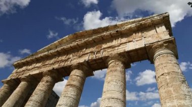 Segesta Sicilya tapınakta klasik Yunan (Dorik)