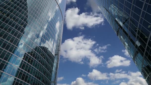 Wolkenkrabbers van het International Business Center (stad), Moskou, Rusland — Stockvideo