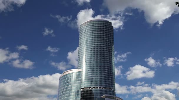 Ουρανοξύστες του Διεθνούς Κέντρου επιχειρήσεων (πόλη), Μόσχα, Ρωσία — Αρχείο Βίντεο