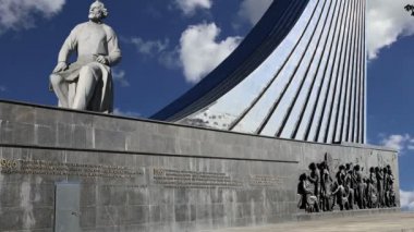 fatihler alan anıt park açık havada cosmonautics Müzesi, vdnk sergi yakınındaki Merkezi, Moskova, Rusya   