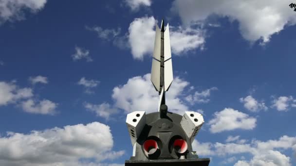 Buran rymdfarkoster - Sovjetiska rymdfarkoster (tidsförskjutning)) — Stockvideo