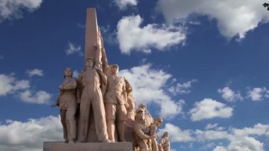 devrimci heykel tiananmen Meydanı Pekin'de, Çin