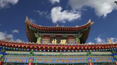 1087, eski dünya ünlü taş Kütüphane ve Hat sanatı, Çin'in Sarayı taş tabletlerin orman içinde kurulan xian (sian, xi'an) beilin Müzesi (stel orman)