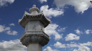Bölge dev Vahşi kaz Pagodası veya büyük vahşi kaz Pagodası, Budist pagoda Güney xian (sian, xi'an), shaanxi Eyaleti, Çin bulunmaktadır  