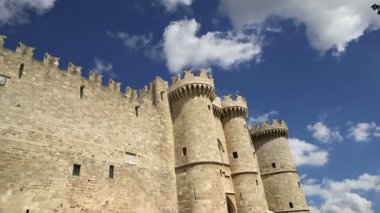 Rodos, Yunanistan, Rodos, Rodos'ta ortaçağ şehir olmalı ziyaret Müzesi Rodos'un ünlü şövalyeler grand master Sarayı (olarak da bilinen castello) simgesi   