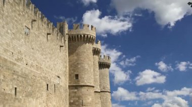 Rodos, Yunanistan, Rodos, Rodos'ta ortaçağ şehir olmalı ziyaret Müzesi Rodos'un ünlü şövalyeler grand master Sarayı (olarak da bilinen castello) simgesi   