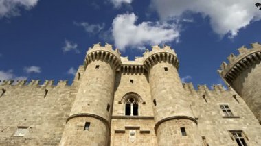 Rodos, Yunanistan, Rodos, Rodos'ta ortaçağ şehir olmalı ziyaret Müzesi Rodos'un ünlü şövalyeler grand master Sarayı (olarak da bilinen castello) simgesi   