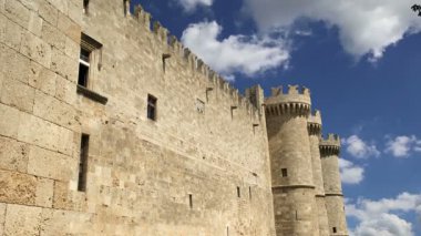 Rodos, Yunanistan, Rodos, Rodos'ta ortaçağ şehir olmalı ziyaret Müzesi Rodos'un ünlü şövalyeler grand master Sarayı (olarak da bilinen castello) simgesi   