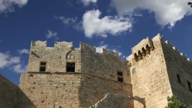 Lindos Akropol'de Rhodos antik Arkeolojik Sit, Yunanistan  