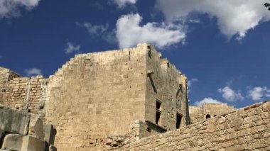 Lindos Akropol'de Rhodos antik Arkeolojik Sit, Yunanistan  