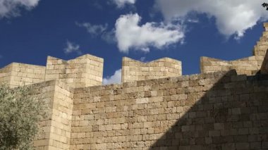Lindos Akropol'de Rhodos antik Arkeolojik Sit, Yunanistan  