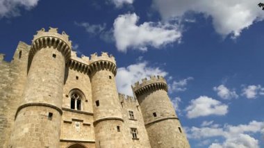 Rodos, Yunanistan, Rodos, Rodos'ta ortaçağ şehir olmalı ziyaret Müzesi Rodos'un ünlü şövalyeler grand master Sarayı (olarak da bilinen castello) simgesi  