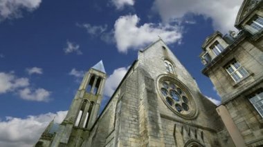 Fransa, oise---senlis, picardy Saint Vincent Abbey 1065 içinde Kraliçe Anne de Kiev tarafından kurulan ve Genovefains rahipler için Emanet.  