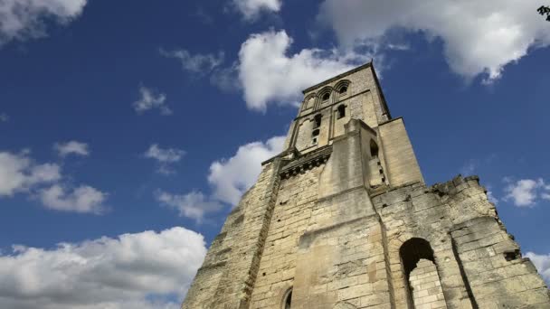 Basilica of saint-martin, tours, Fransa — Stok video