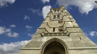 Saint-jacques tur, paris, Fransa, 4 arrondissement bulunan bir anıt 