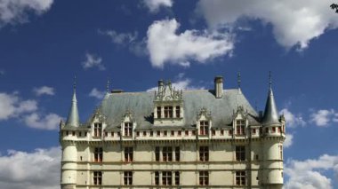 Chateau azay-le-rideau (1515 1527 için inşa edilmiş), loire, Fransa 
