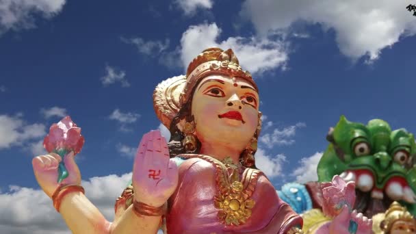 Traditional Hindu temple, South India, Kerala — Stock Video