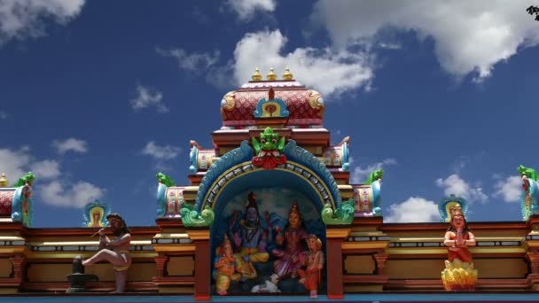 Templo hindu tradicional, sul da Índia, Kerala — Vídeo de Stock