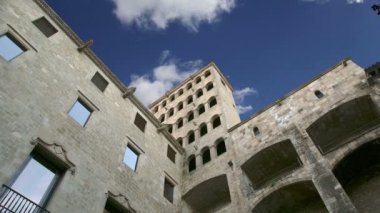 barcelona, İspanya gothic Quarter binalar 