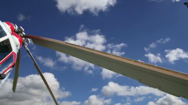  rotor ve modern askeri helikopterler closeup gövde bölümü detayları     