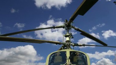  rotor ve modern askeri helikopterler closeup gövde bölümü detayları     