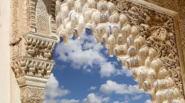 alhambra, granada, İspanya (Endülüs) İslam tarzı kemerler