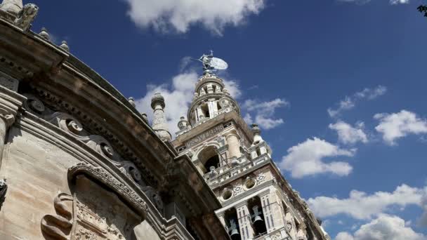 Cathedral of Seville -- Cathedral of Saint Mary of the See, Andalusia, Spain — Stock Video