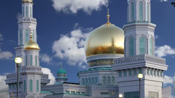 Mezquita Catedral de Moscú, Rusia — Vídeo de stock