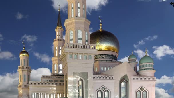 Moscow Cathedral Mosque, Russia — Stock Video