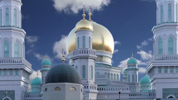 Moskwa Katedra Mosque, Federacja Rosyjska — Wideo stockowe