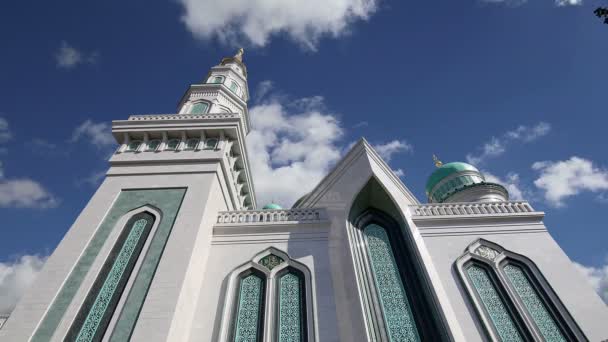 Moscow Cathedral Mosque, Russia — Stock Video