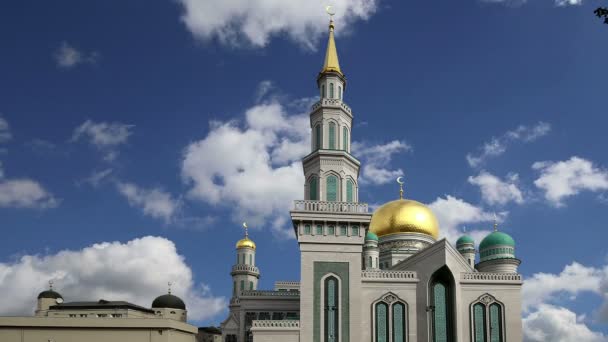 Moskauer Kathedrale Moschee, Russland — Stockvideo